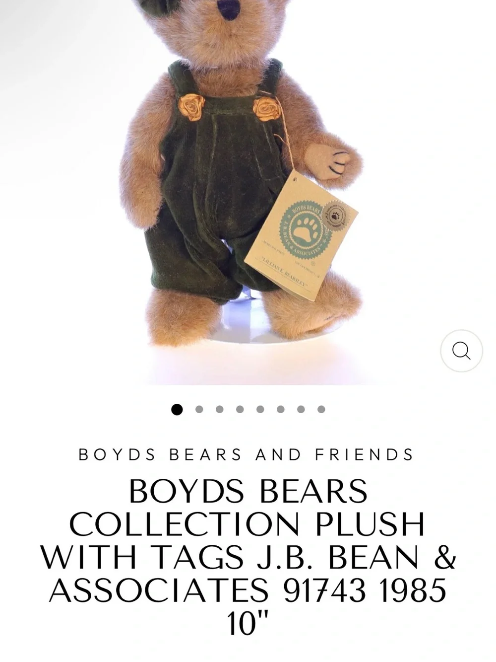 Boyd’s Bears- LOT of 4- 2 bears, cow, bunny